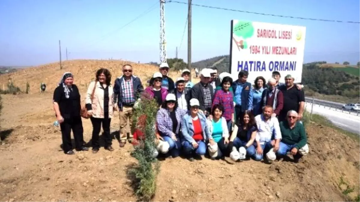 Sarıgöl Lisesi Mezunları Hatıra Ormanı Oluşturdu