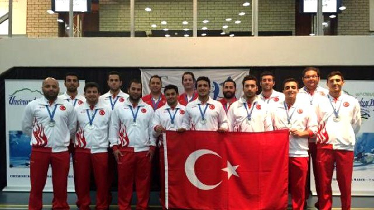 Türkiye, Cmas Sualtı Hokeyi Dünya Şampiyonası\'nda İkinci Oldu