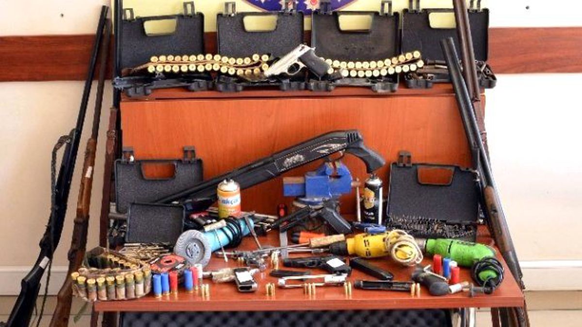 Aydın\'da Silah İmal Edilen İşyerine Operasyon