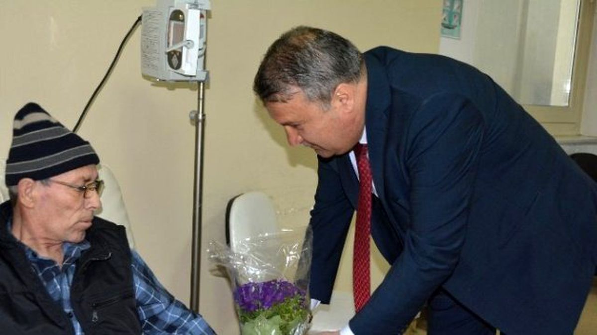 Doktor Başkan\'dan Kanser Hastalarına Ziyaret