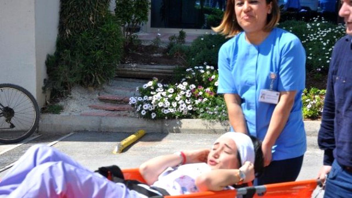 Hastanede Doğal Afet Tatbikatı