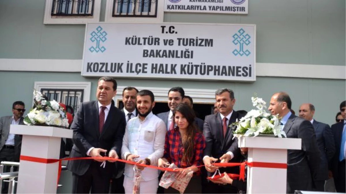 Kozluk İlçesinde Kütüphane Açılışı Gerçekleştirildi