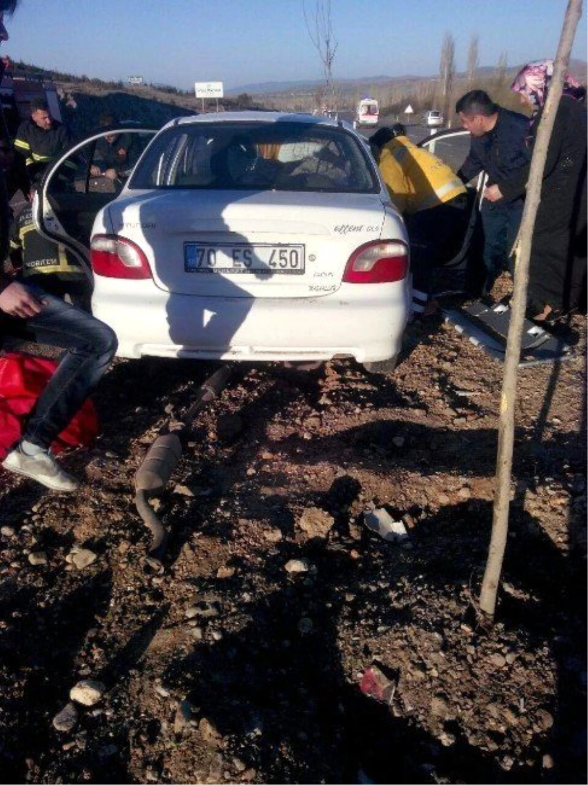 Sandıklı\'da Trafik Kazası: 2 Yaralı