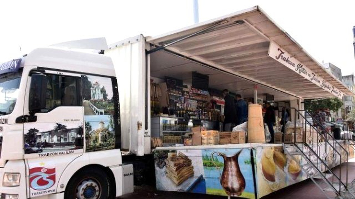 Trabzon Kültür ve Turizm Değerleri Tanıtım Tırı Aliağa\'da