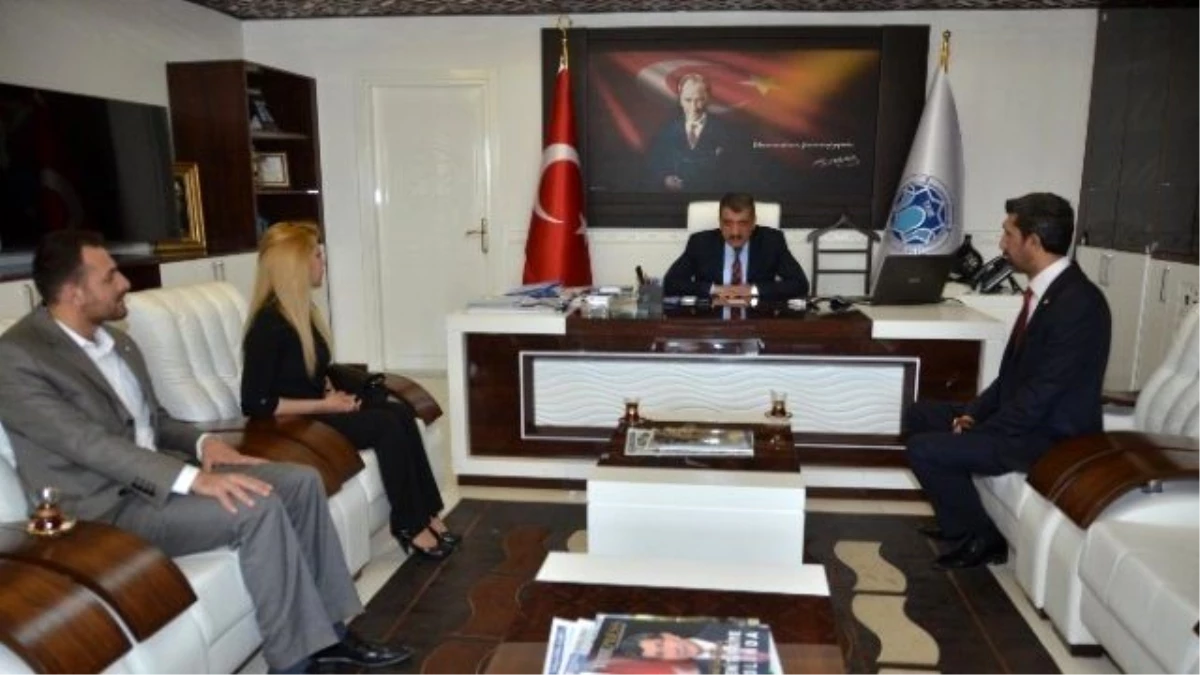 BBP Battalgazi İlçe Başkanı Aygün, Başkan Gürkan\'ı Ziyaret Etti