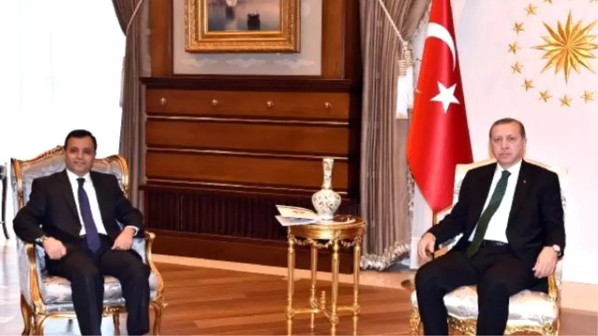 Cumhurbaşkanı Erdoğan, Anayasa Mahkemesi Başkanı Arslan\'ı Kabul Etti