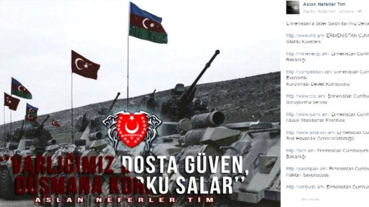 Ermenistan Genelkurmay ve Enerji Bakanlığı Sitelerini Hacklediler