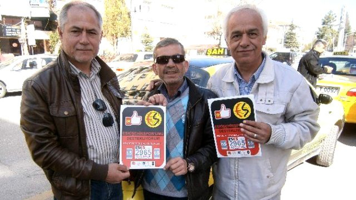 Eskişehirspor\'a Bir Destek de Taksicilerden
