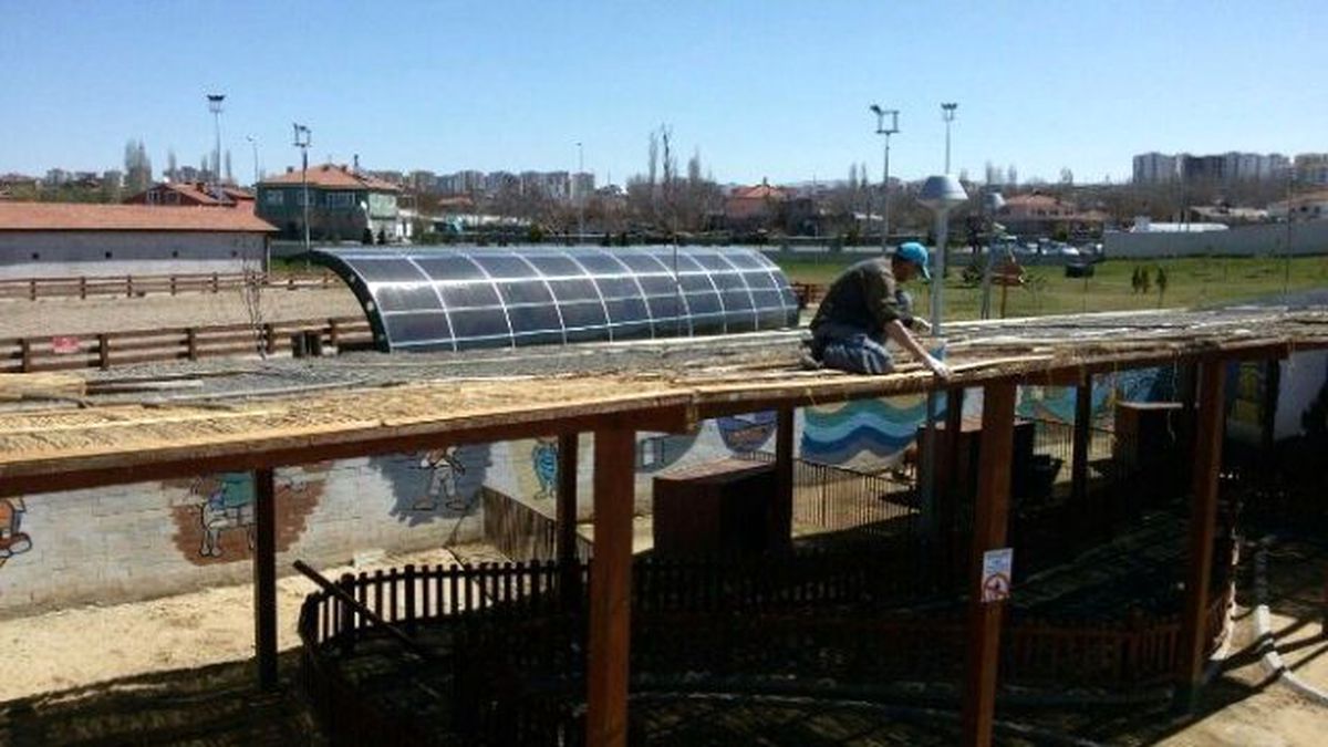 Hayvanat Bahçesi Bakım Onarım Çalışmaları Devam Ediyor