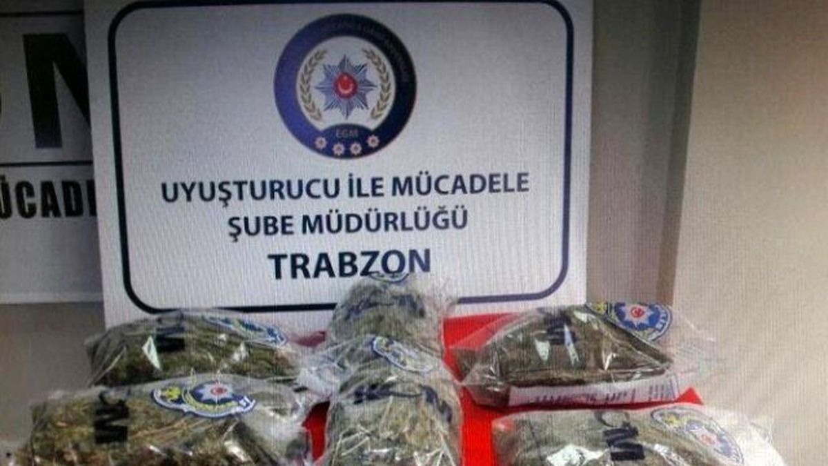İstanbul\'dan Kurye ile Getirilen Uyuşturucu Trabzon\'da Yakalandı