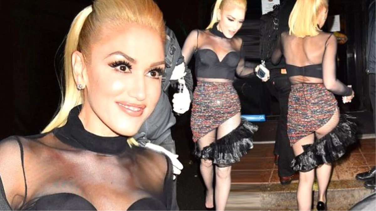 Ünlü Şarkıcı Gwen Stefani\'nin Kıyafeti Çok Konuşuldu