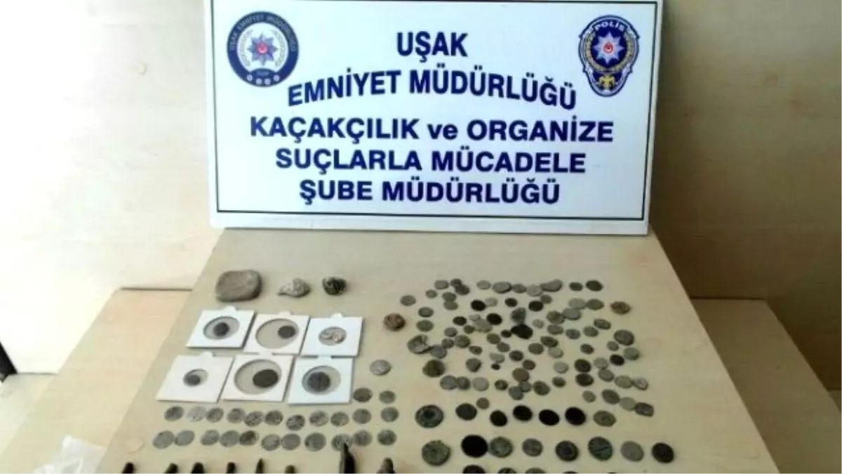 Uşak Polisi 149 Parça Tarihi Eser Ele Geçirdi