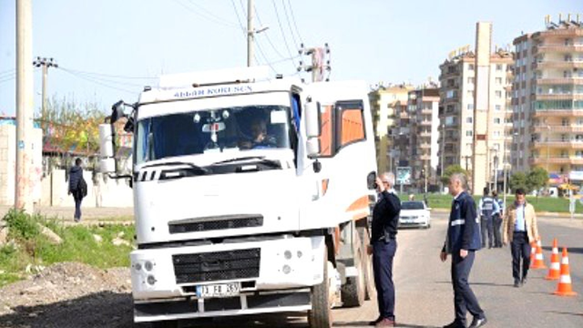 Diyarbakır\'da Ağır Tonaja Sıkı Denetim