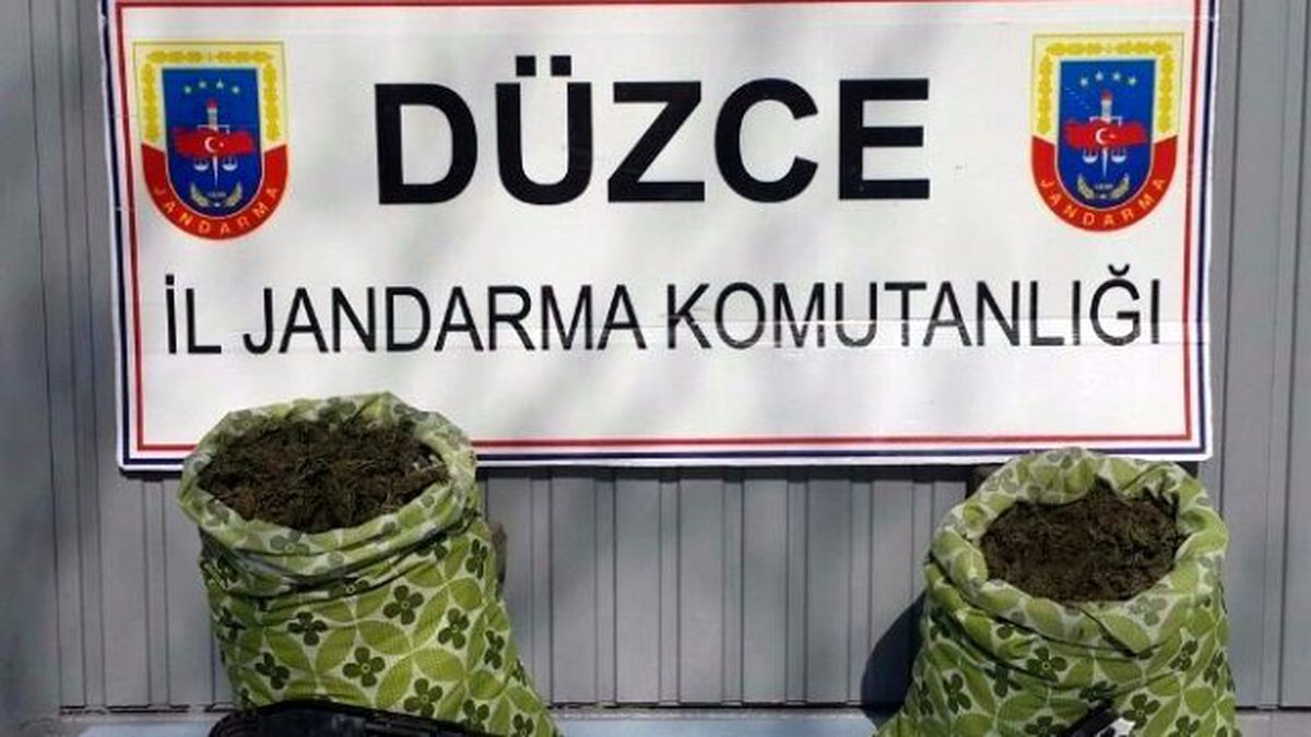 Düzce\'de Jandarmadan Silah ve Uyuşturucu Baskını