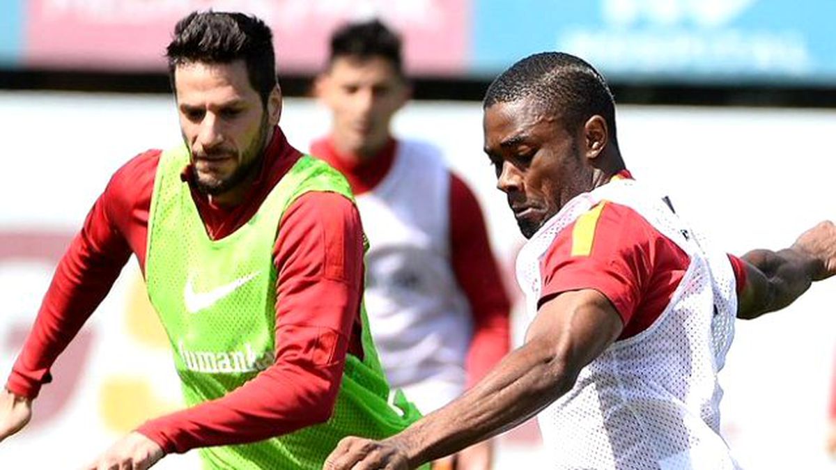 Galatasaray\'da Hakan Balta ve Jason Denayer Sevinci