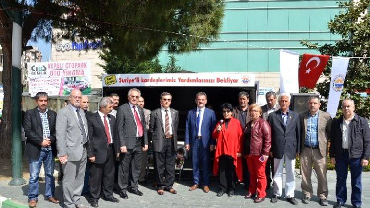 Gemlik\'ten Suriyeli Mültecilere Yardım Eli