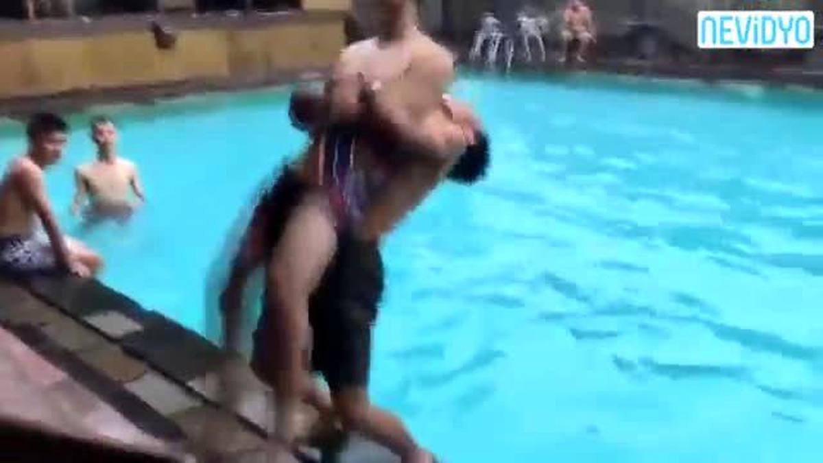 Gençlerin Havuz Oyunu Kötü Bitti
