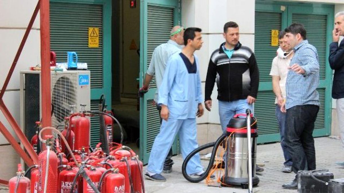 Hastanede Çıkan Yangın Korkuttu