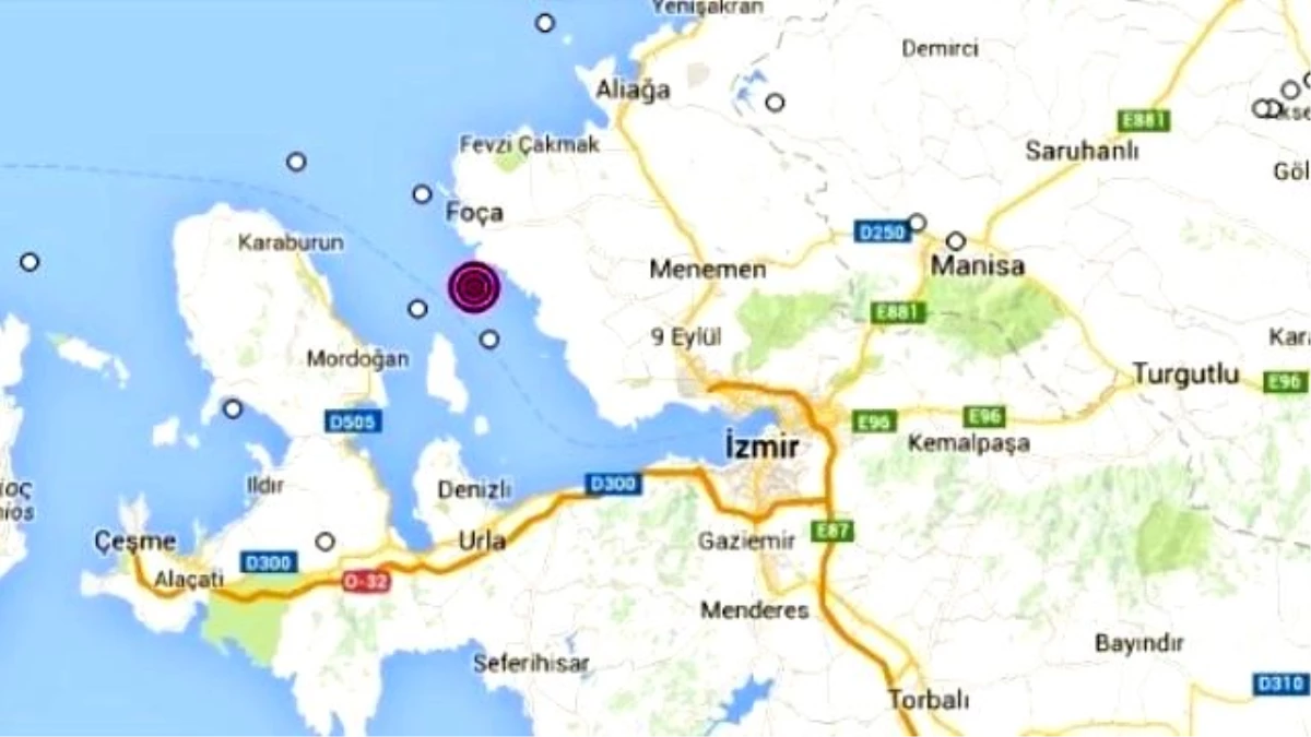 İzmir\'de Korkutan Deprem