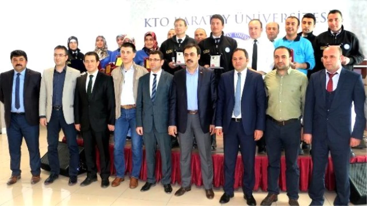 Kto Karatay Üniversitesi Personeli Ödüllendirildi