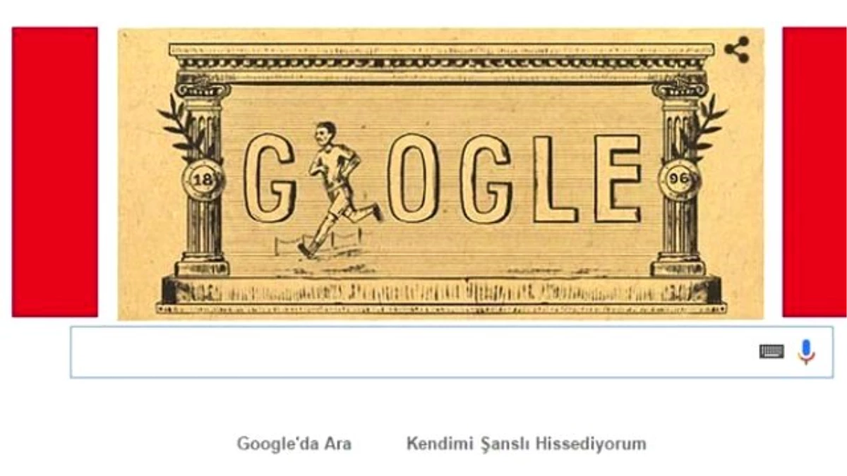 Modern Olimpiyatlar Bugün Google Ekranlarını Süsledi!