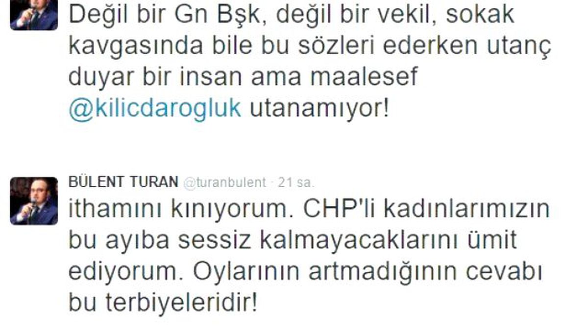 Turan, Kılıçdaroğlu\'nu Eleştirdi