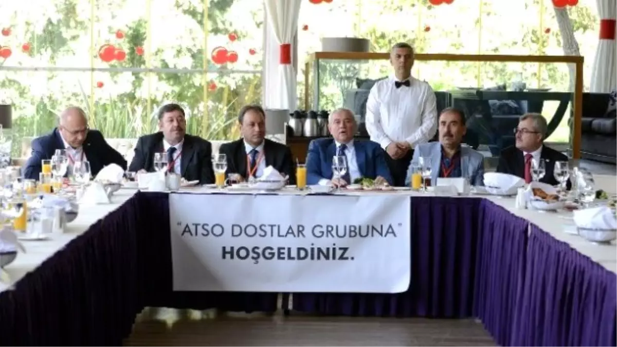 Atso Başkanı Davut Çetin, Atso Dostları\'nın Konuğu Oldu