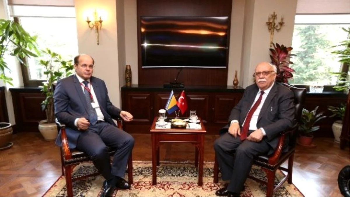 Bakan Avcı, Bosna Hersek Sivil İşler Bakanı Osmanovic ile Biraraya Geldi