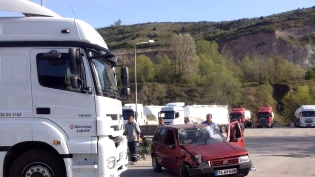 Bartın'da Trafik Kazası: 1 Yaralı