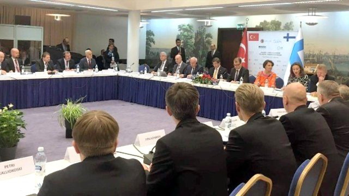 Başkan Kütükcü, Başbakan\'ın Finlandiya Ziyaretine Katıldı