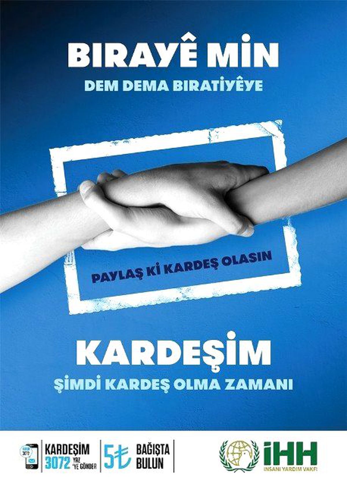 Bitlis İhh\'dan "Kardeşim - Birayê Min" Yardım Kampanyası