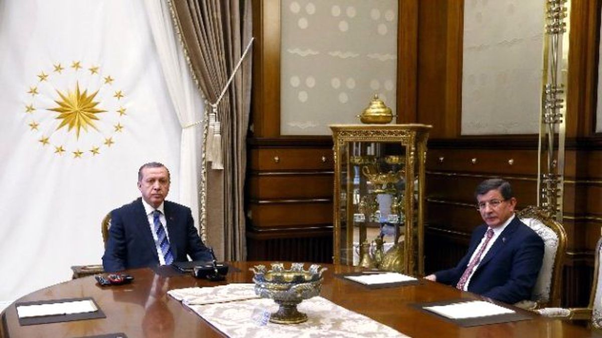 Cumhurbaşkanı Erdoğan, Başbakan Davutoğlu\'nu Kabul Etti