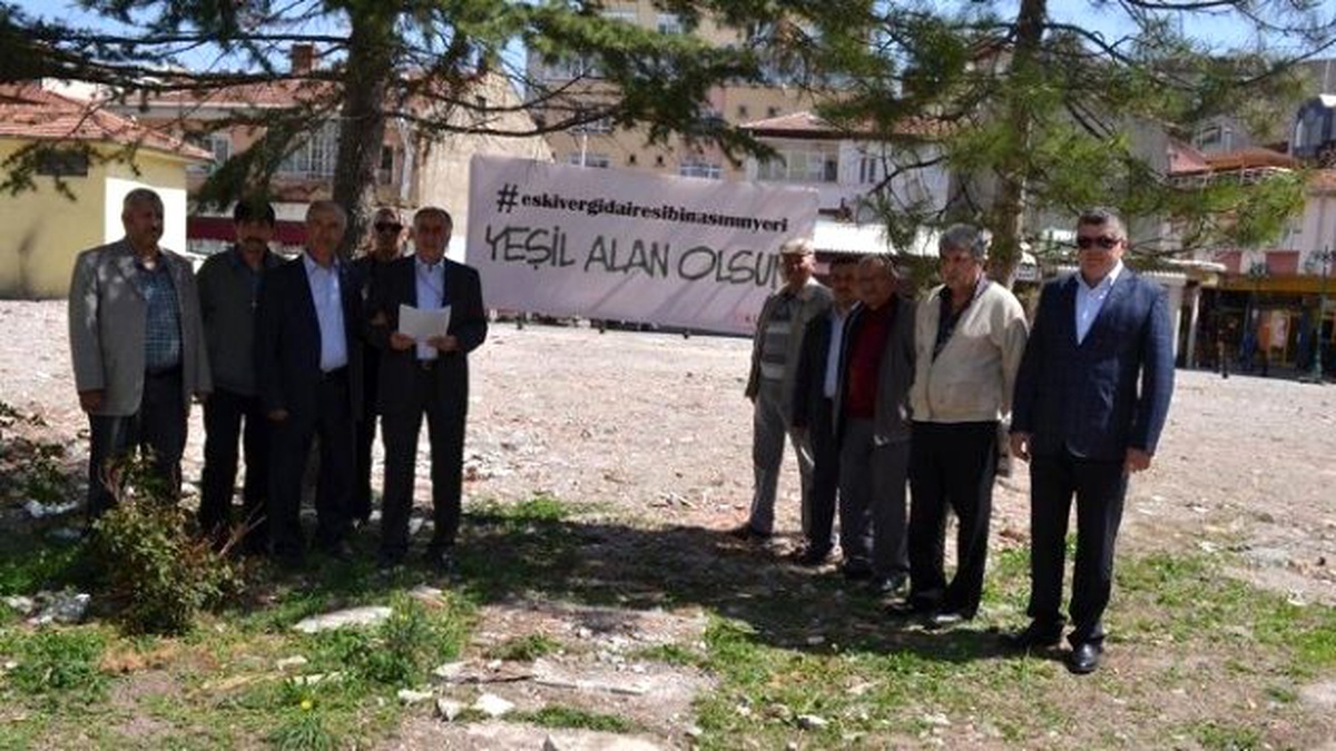 Eskent, Vergi Dairesi Yerine Yeşil Alan İstiyor
