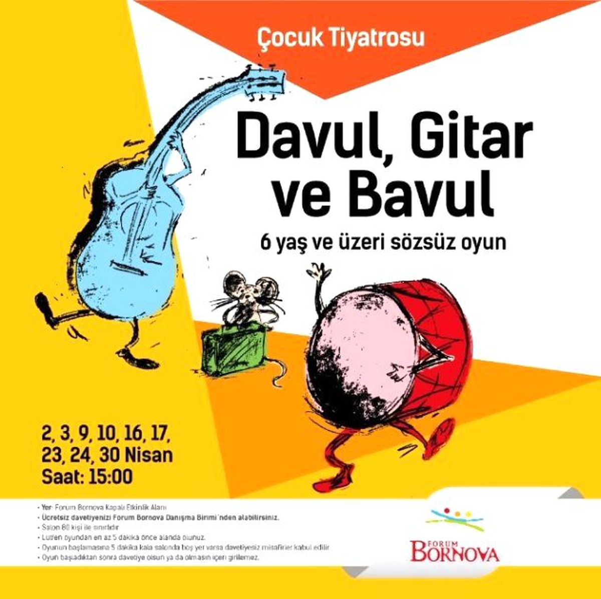 Forum Bornova\'da Çocuk Tiyatrosu