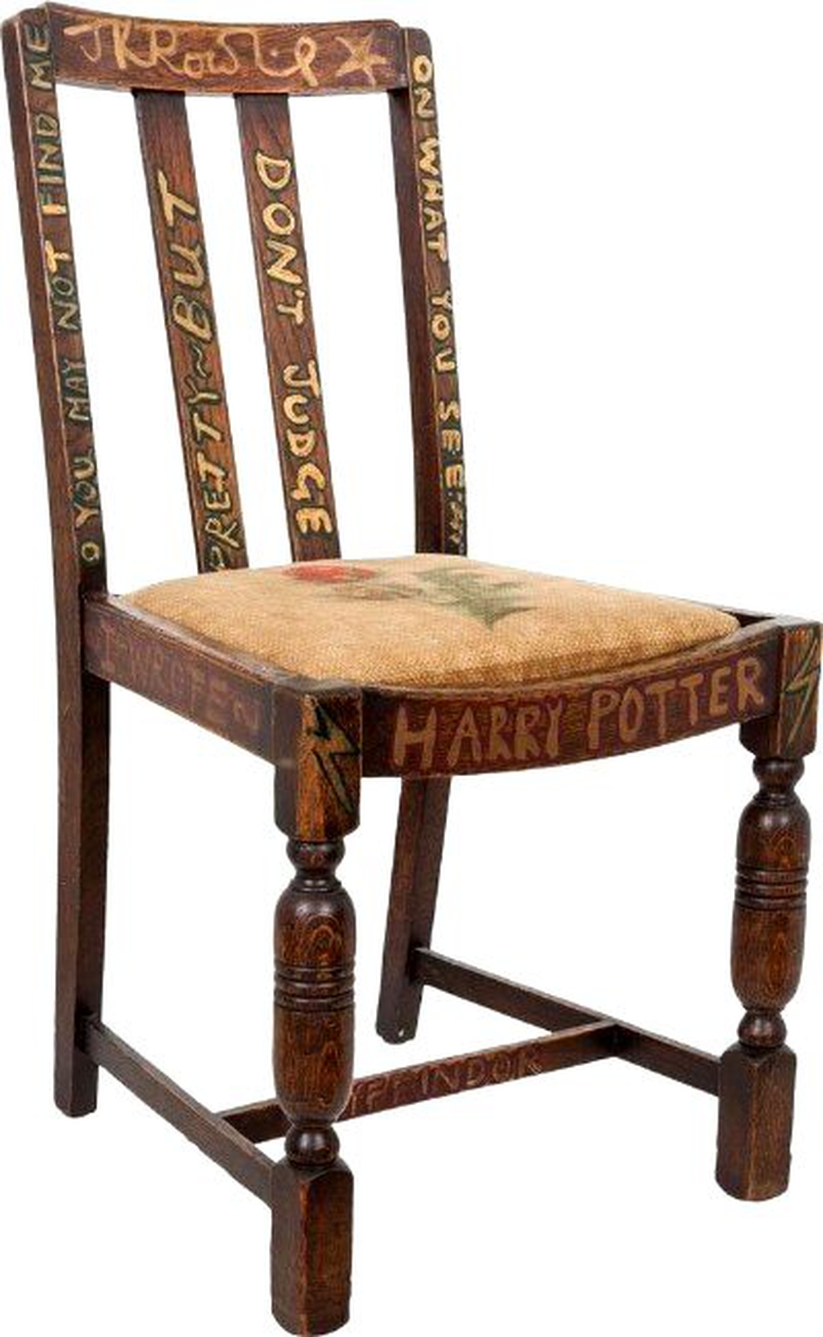 Harry Potter\'ın Yazıldığı Sandalye Rekor Fiyata Satıldı