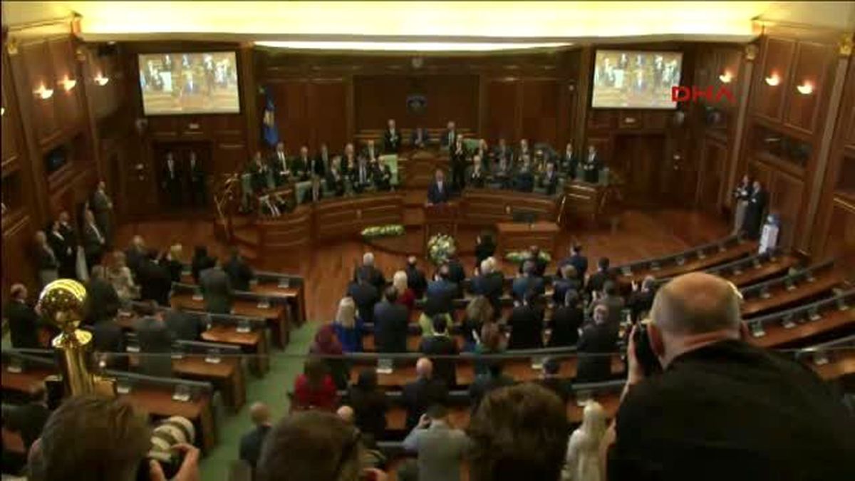 Haşim Taçi, Yemin Ederek Kosova\'nın 5\'nci Cumhurbaşkanı Oldu