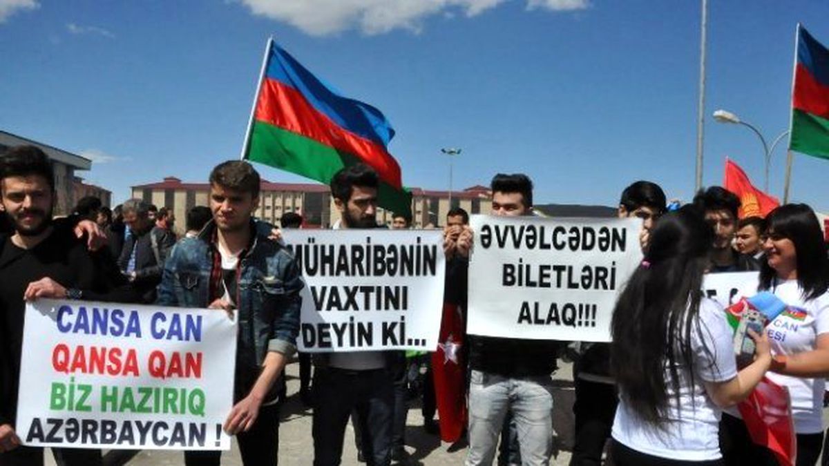 Kafkas Üniversitesi Öğrencilerinden Ermenistan\'a Tepki