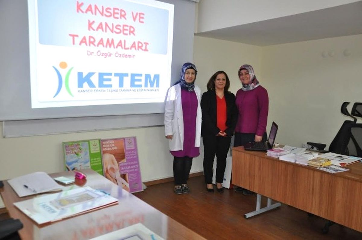Kanser Hakkında Eğitim Verildi