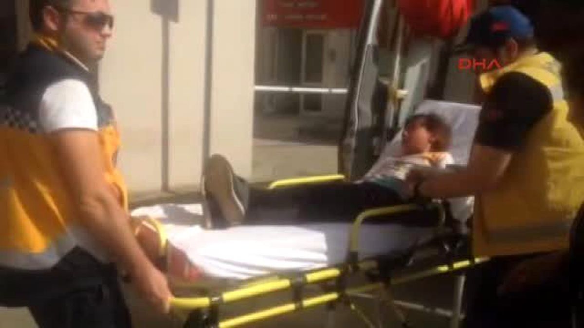Kocaeli Erik Ağacından Düşünce Bileği Tel Çite Saplandı