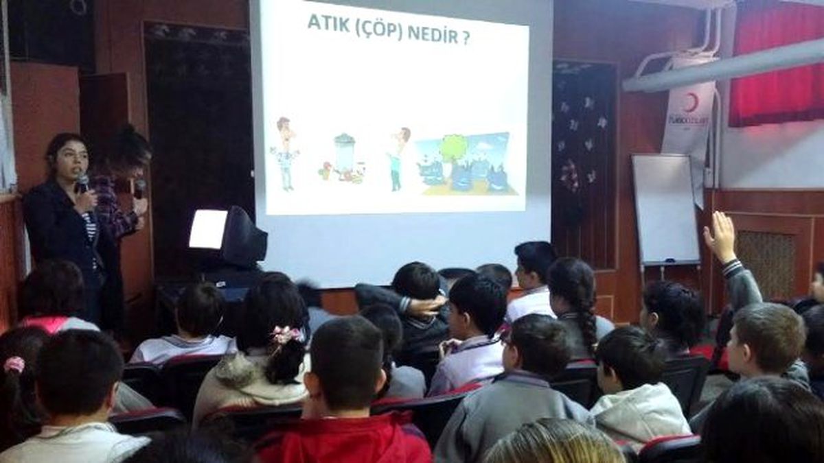Öğrencilerden Çevre Eğitimine Destek