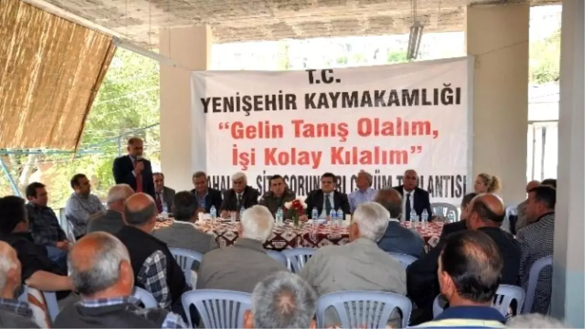 Yenişehir Kaymakamı Özarslan, Değirmençay Sakinleriyle Buluştu