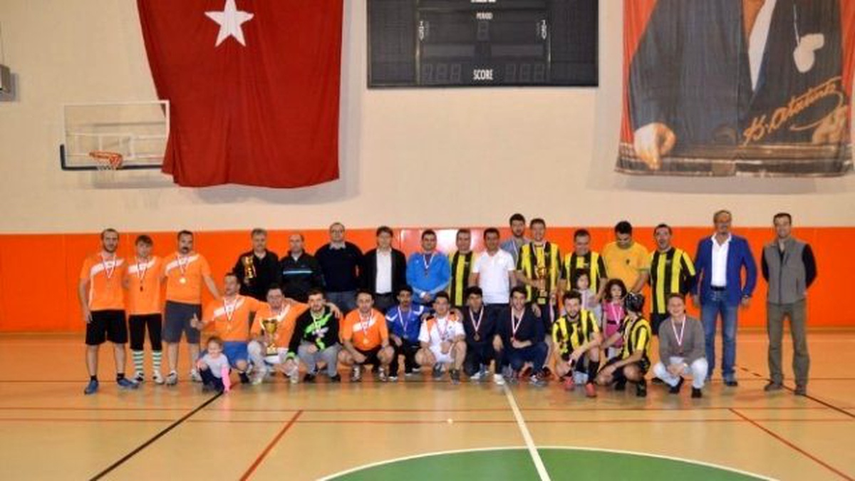 1. Futsal Personel Turnuvası Ödül Töreni