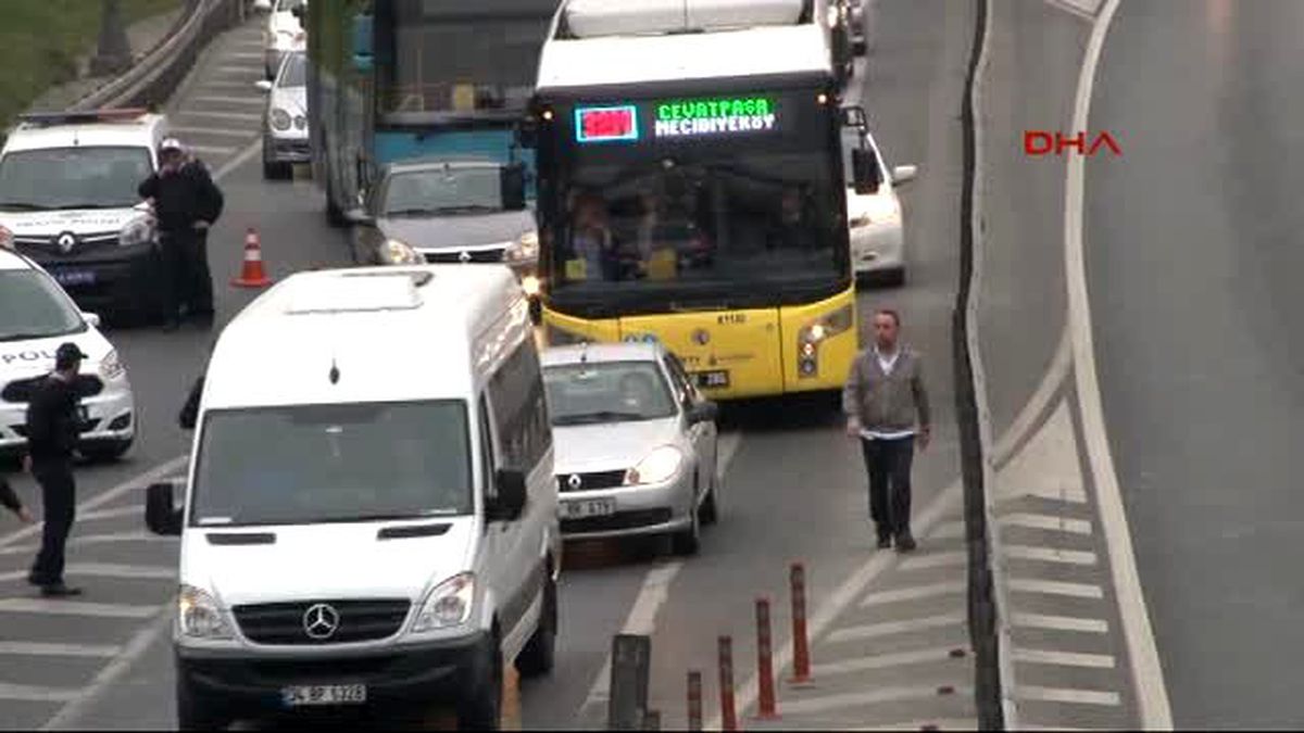 D-100 Karayolu\'nda Şüpheli Paket Trafiği