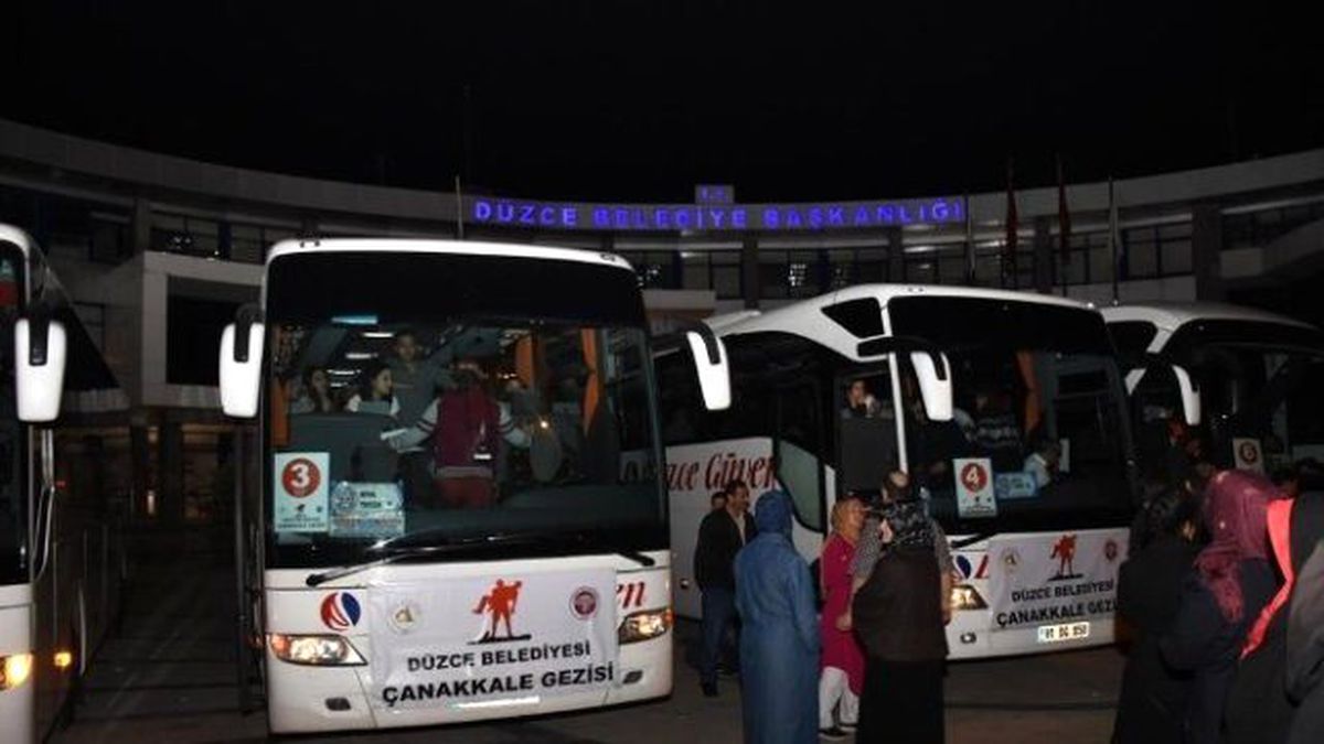 Düzceli 315 Öğrenci Çanakkale\'de
