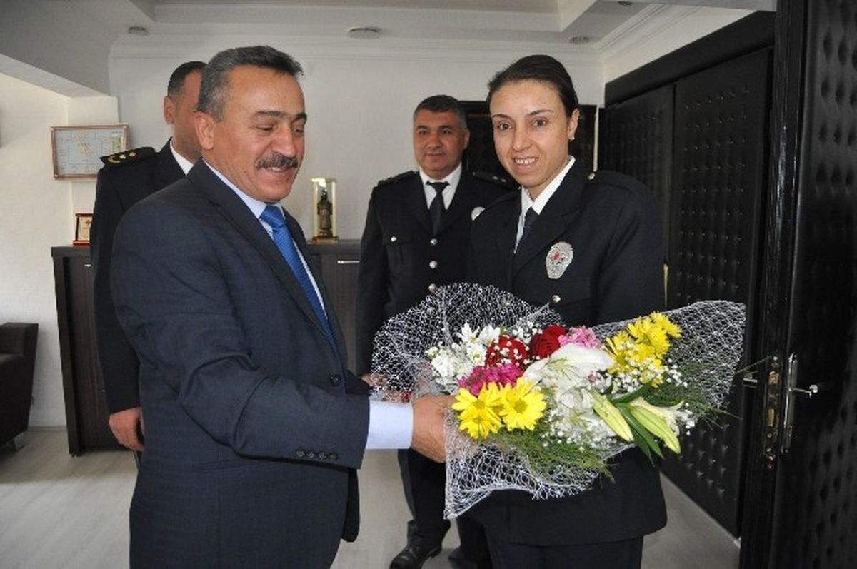 Emniyet Teşkilatından Başkan Tutal\'a Ziyaret