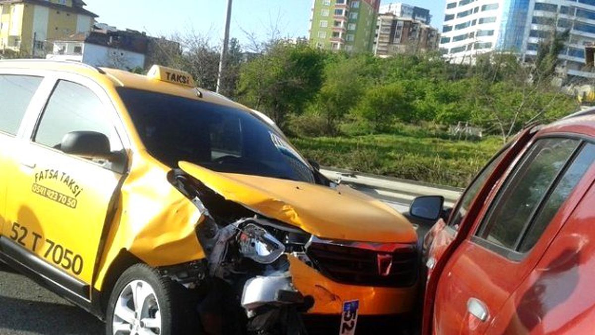 Fatsa\'da Trafik Kazası: 1 Yaralı