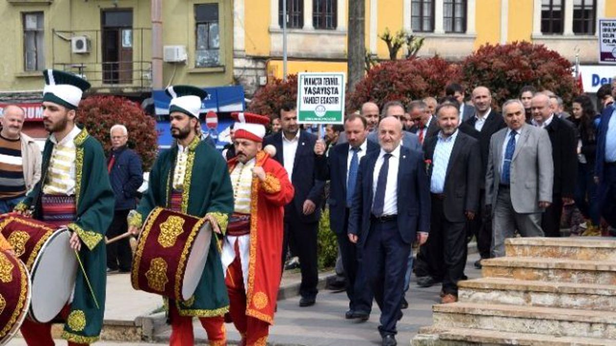 Giresun\'da Kutlu Doğum Yürüyüşü