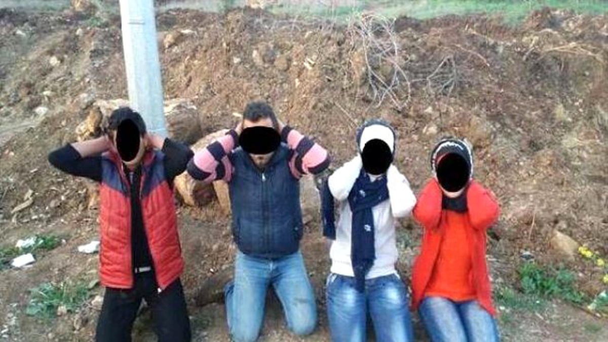 Kilis Sınırında Yabancı Ülke Vatandaşı 4 Pyd\'li Yakalandı