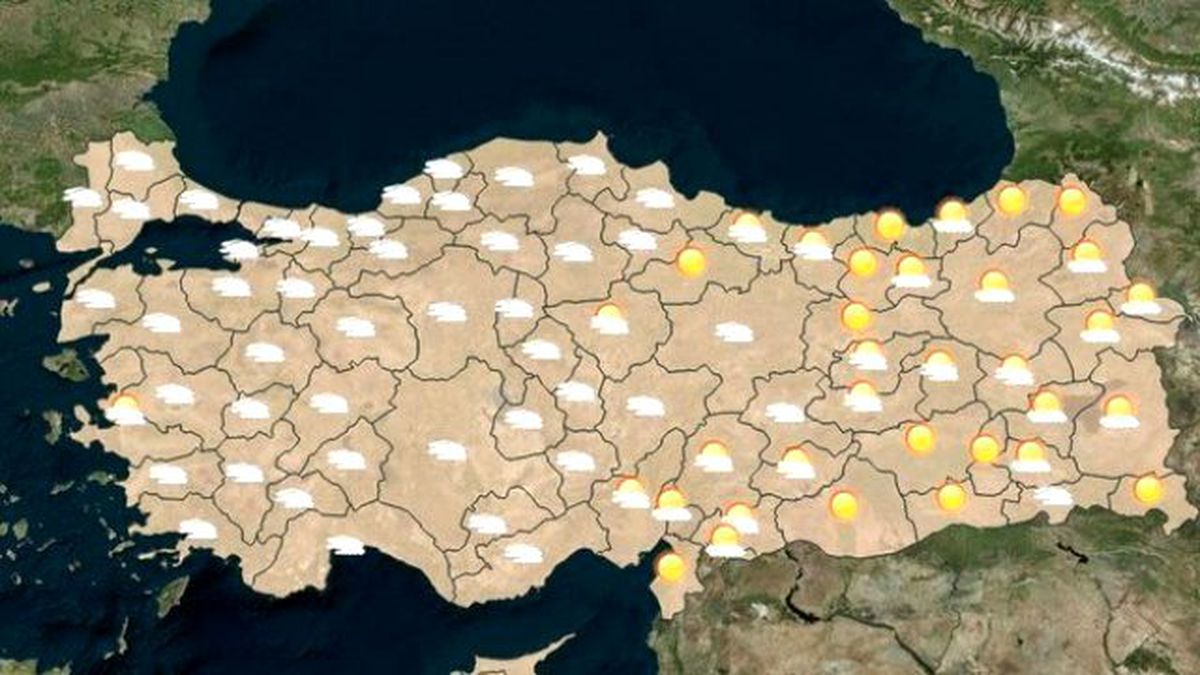 Hava durumu İstanbul , Yurt genelinde hava sıcaklıkları