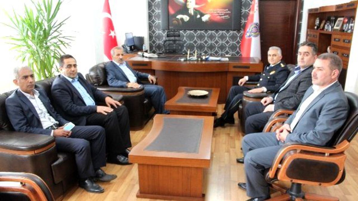 Milletvekilli Mustafa Şahin, İl Emniyet Müdürü Urhal\'ı Ziyaret Etti